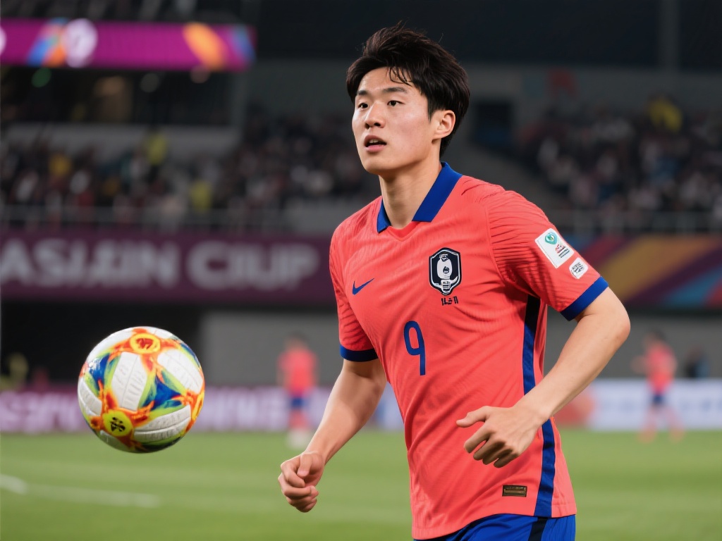 黄喜灿:全力以赴争夺亚洲杯冠军,力争每场皆胜 黄喜灿除了个人表现出色,也将韩国队整体目