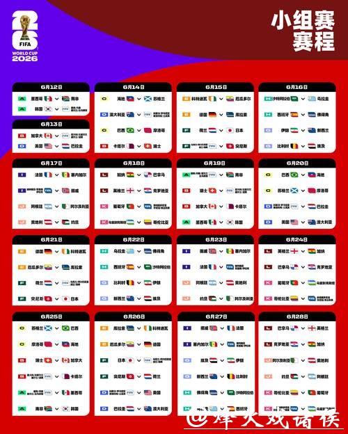 2026世界杯直播：附最强赛程比赛攻略